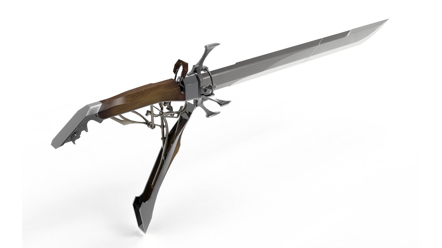 Dishonored 2 - Waffen, Fähigkeiten und GadgetsEin begeisterter Fan schickte den Entwicklern einen Nachbau von Corvos Schwert aus Dishonored.