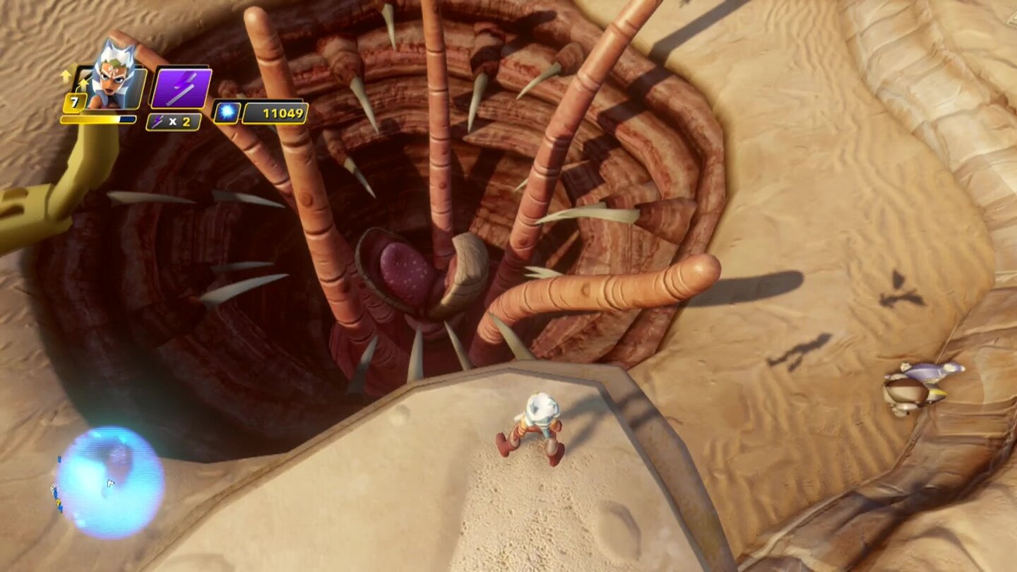 Disney Infinity 3.0: Play Without LimitsEine unserer Missionen führt uns auch zum allesfressenden Sarlacc.