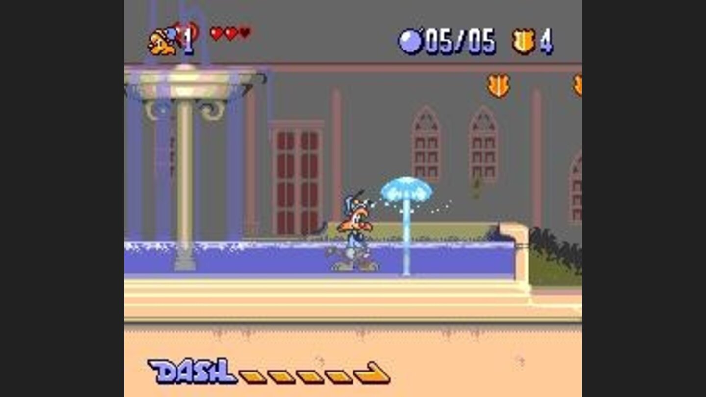 Look! A fountain!