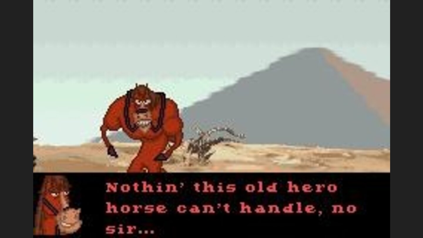 Pretty strong for a horse...