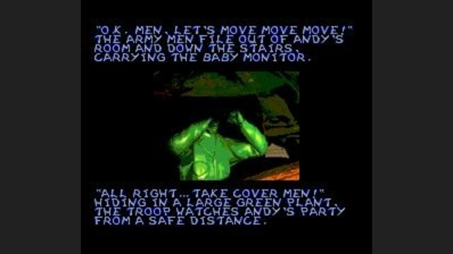Cut scene between levels