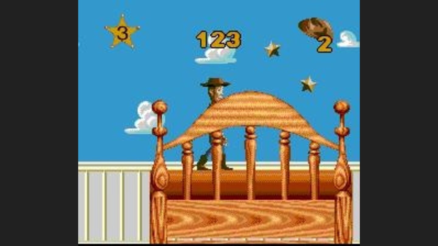 Jumping on the bed!