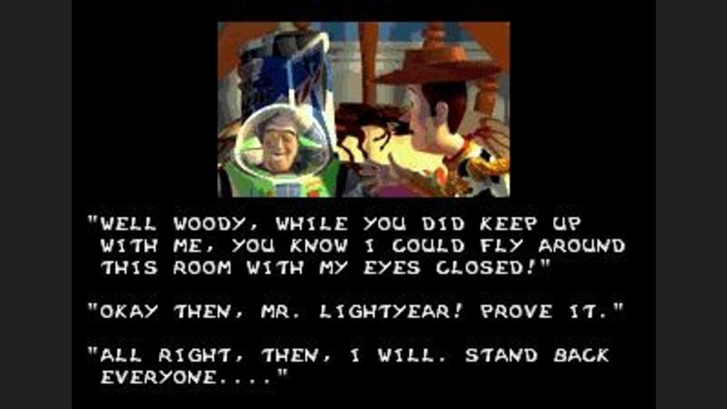 Dialogue with Buzz Lightyear