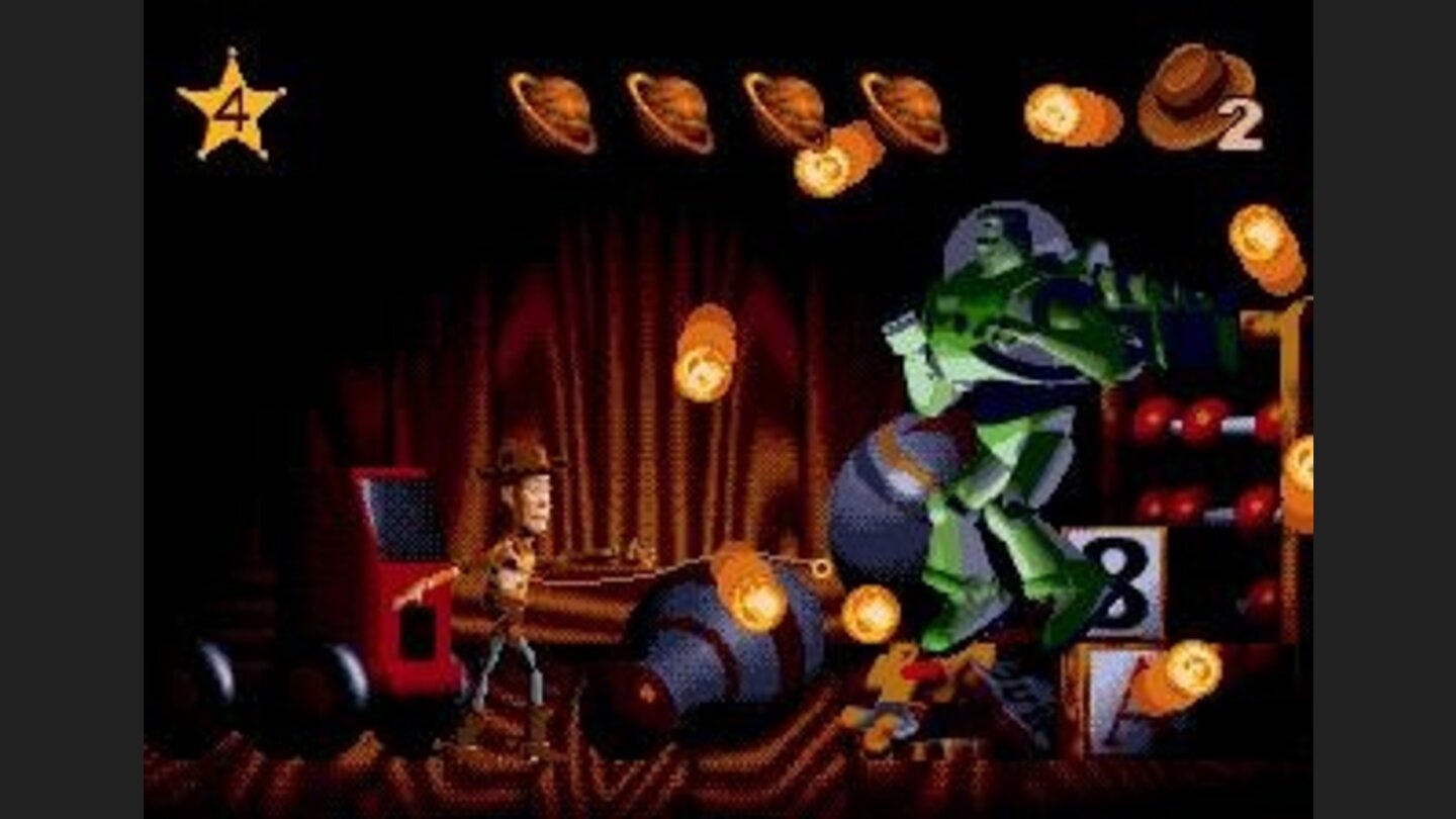 Boss battle against Buzz
