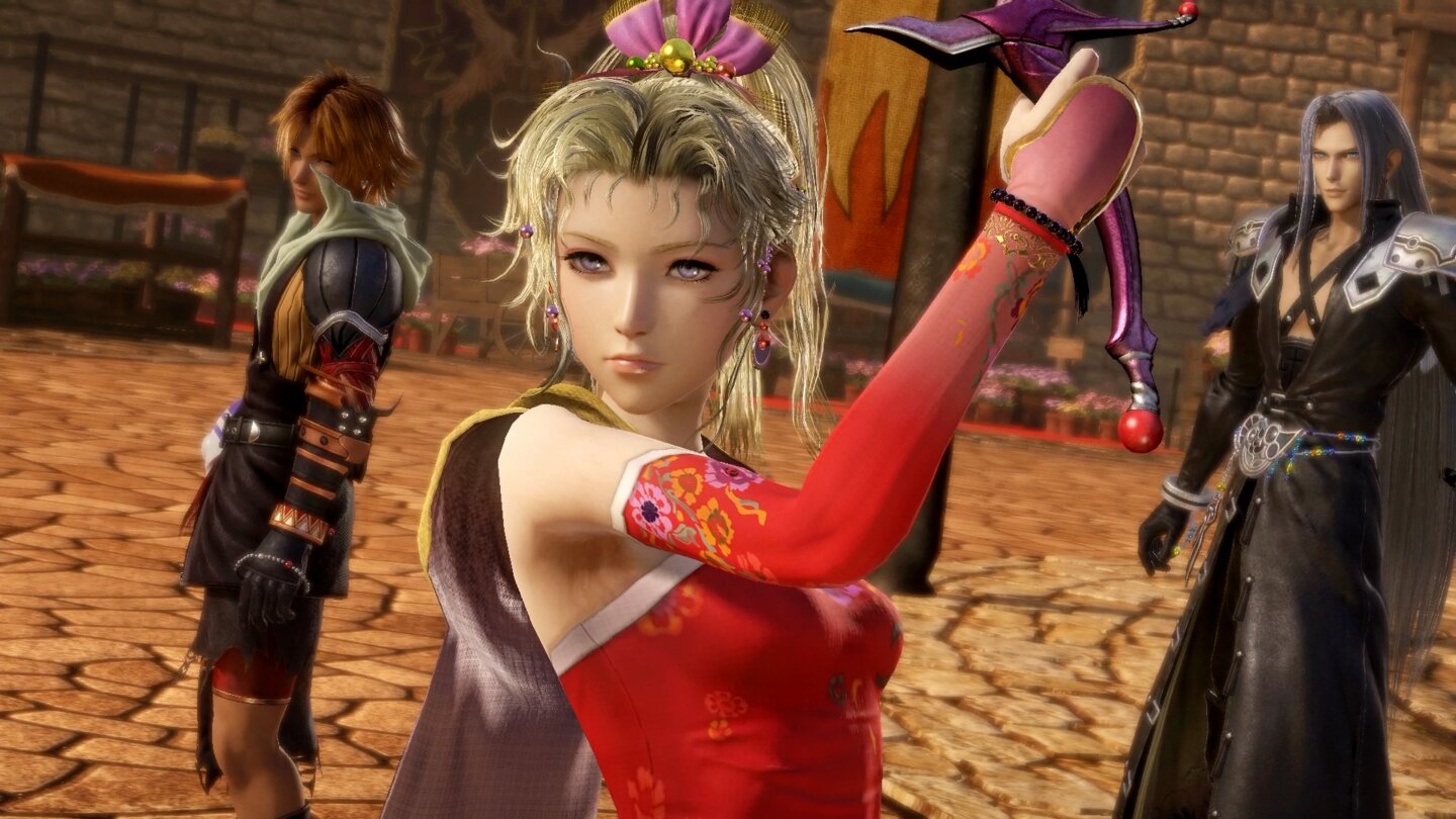 Dissidia Final Fantasy NTTidus, Terra und Sephiroth kämpfen gemeinsam in einem Team? Vor Dissidia Final Fantasy NT wäre das ein Ding der Unmöglichkeit gewesen.