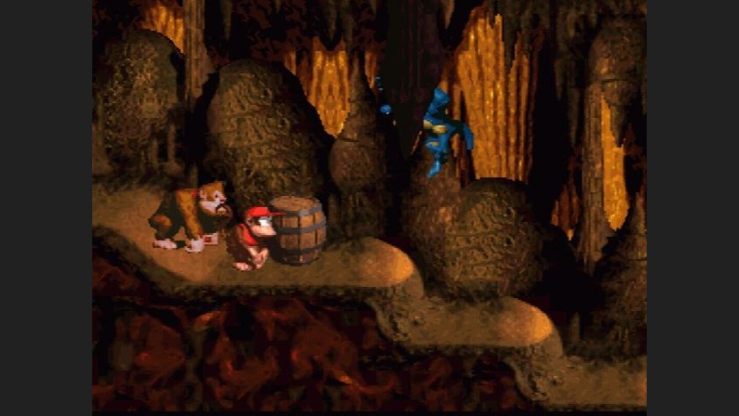 Underground cave level