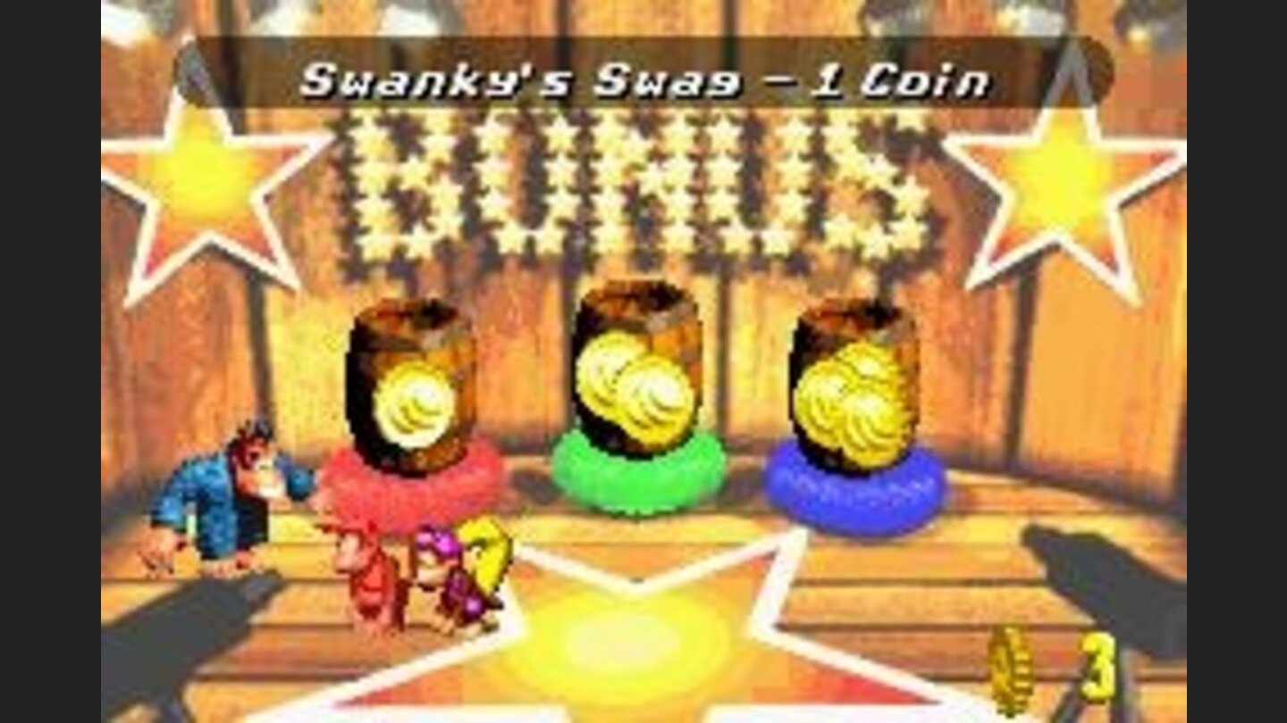Swanky and your Bonus Bonanza, a simple game of answers and questions. Its your chance to earn lives!