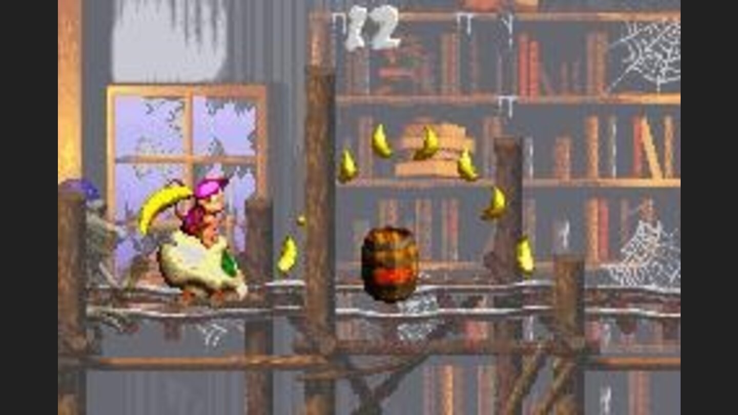 If you destroy barrels like this, your time decreases and when reaches 00, this ghost will attack you!