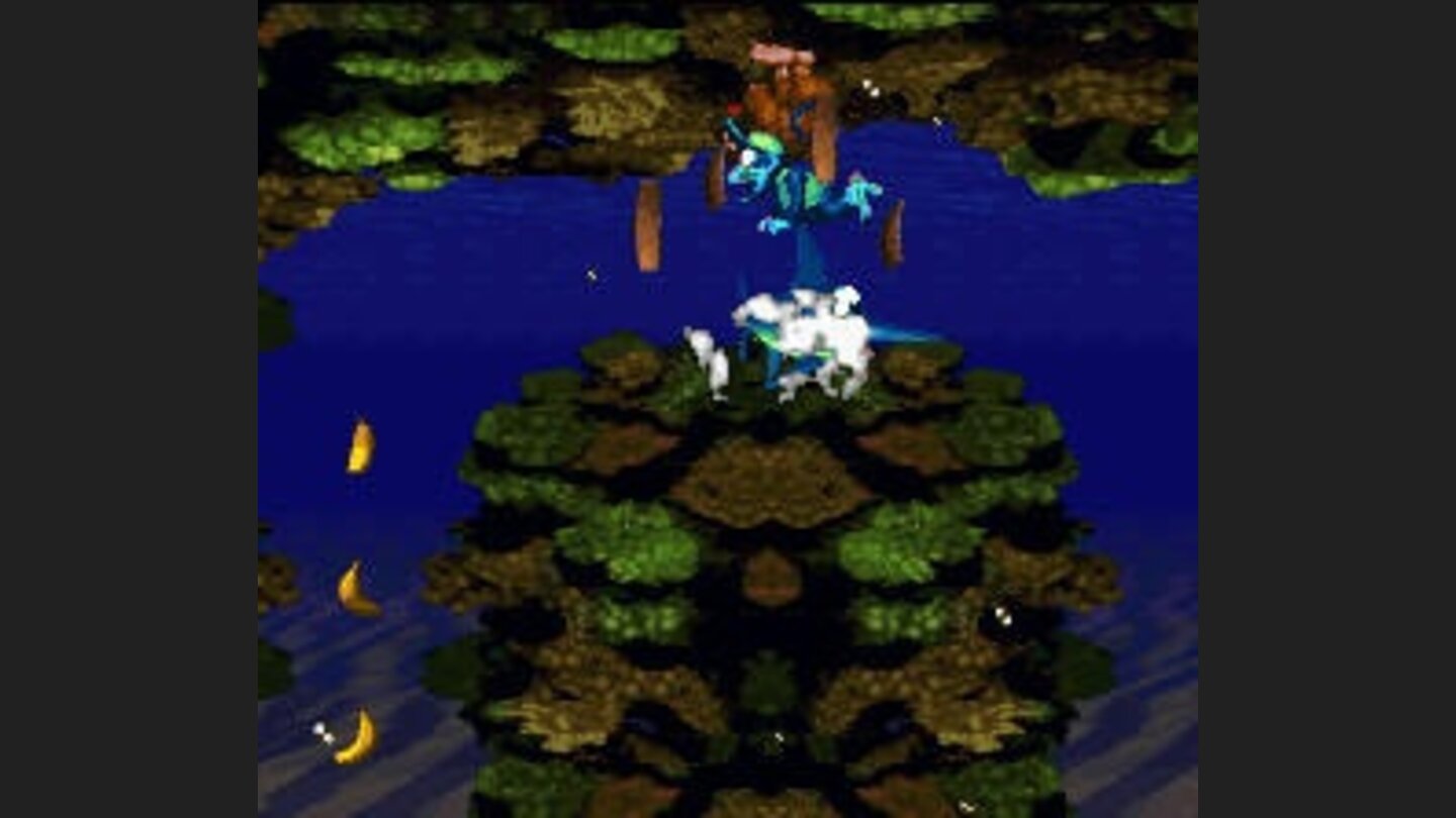 Blue Diddy! This is a other funny bug of the game!