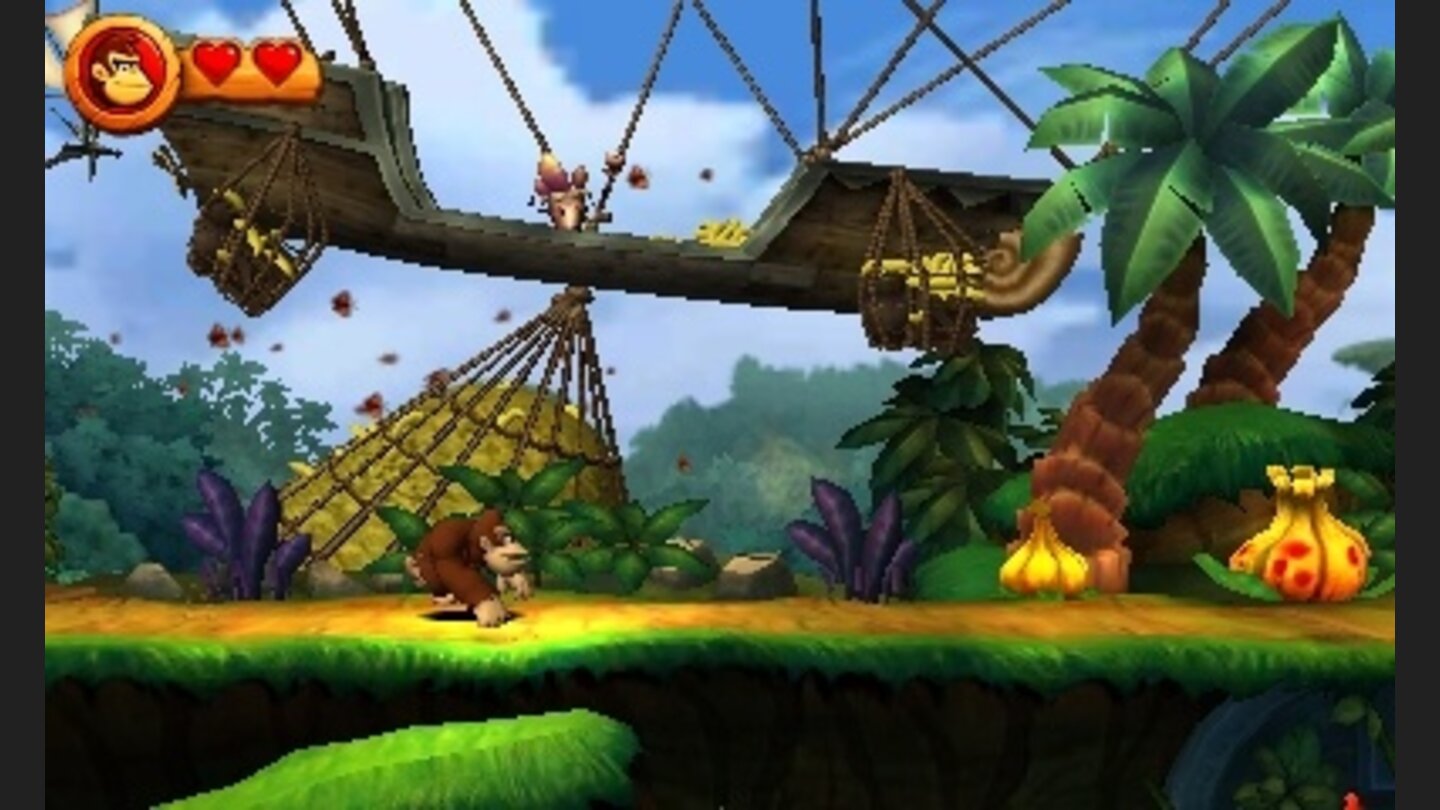 Donkey Kong Country Returns 3DBei der Rettung seiner geliebten Bananen kennt Donkey Kong keine Freunde und trotzt jeder Herausforderung.