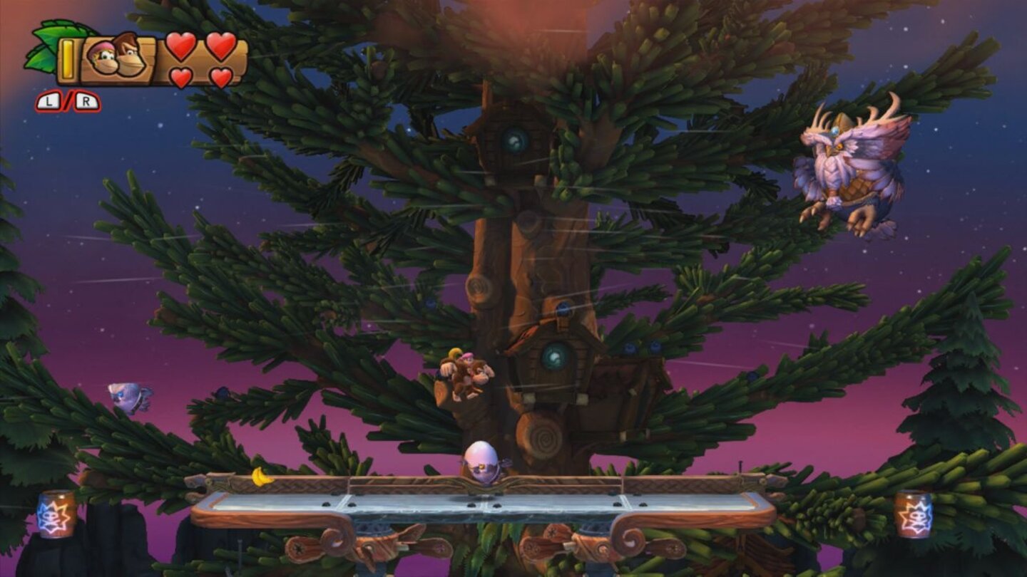 Donkey Kong Country: Tropical FreezeDie Endgegnerkämpfe haben mehrere Phasen und erfordern eine spezielle Taktik.