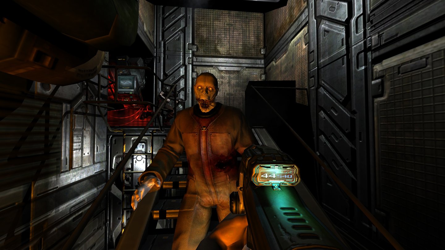 Doom 3 BFG EditionDoom 3 erschien ursprünglich nur für den PC und die erste Xbox. Mit der BFG Edition kommt der Ego-Shooter auch erstmals auf eine Playstation-Konsole.