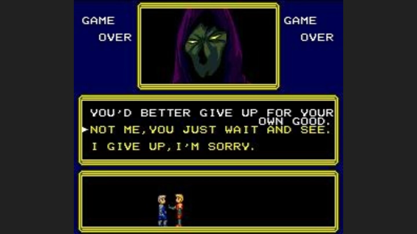 Give up? screen