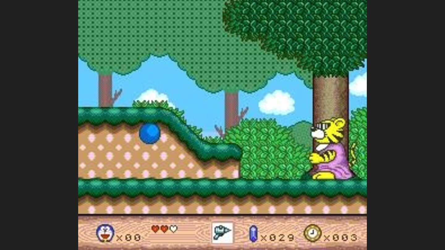 Boss battle. The ball hits me, game over