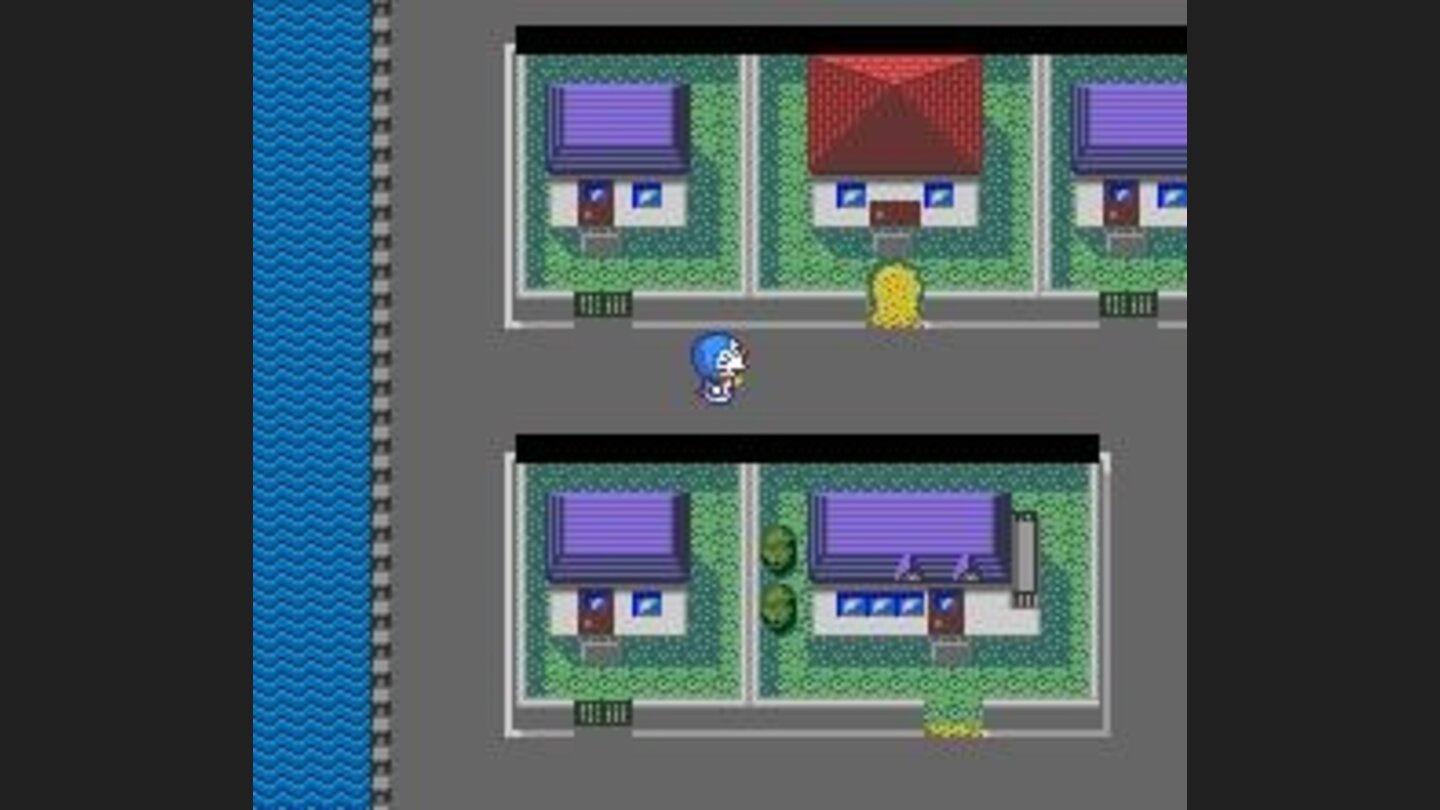 The town in present