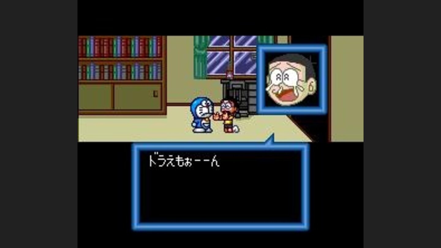 Nobita is crying. What a terrible sight