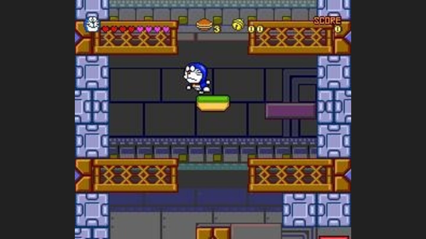Doraemon almost falls down