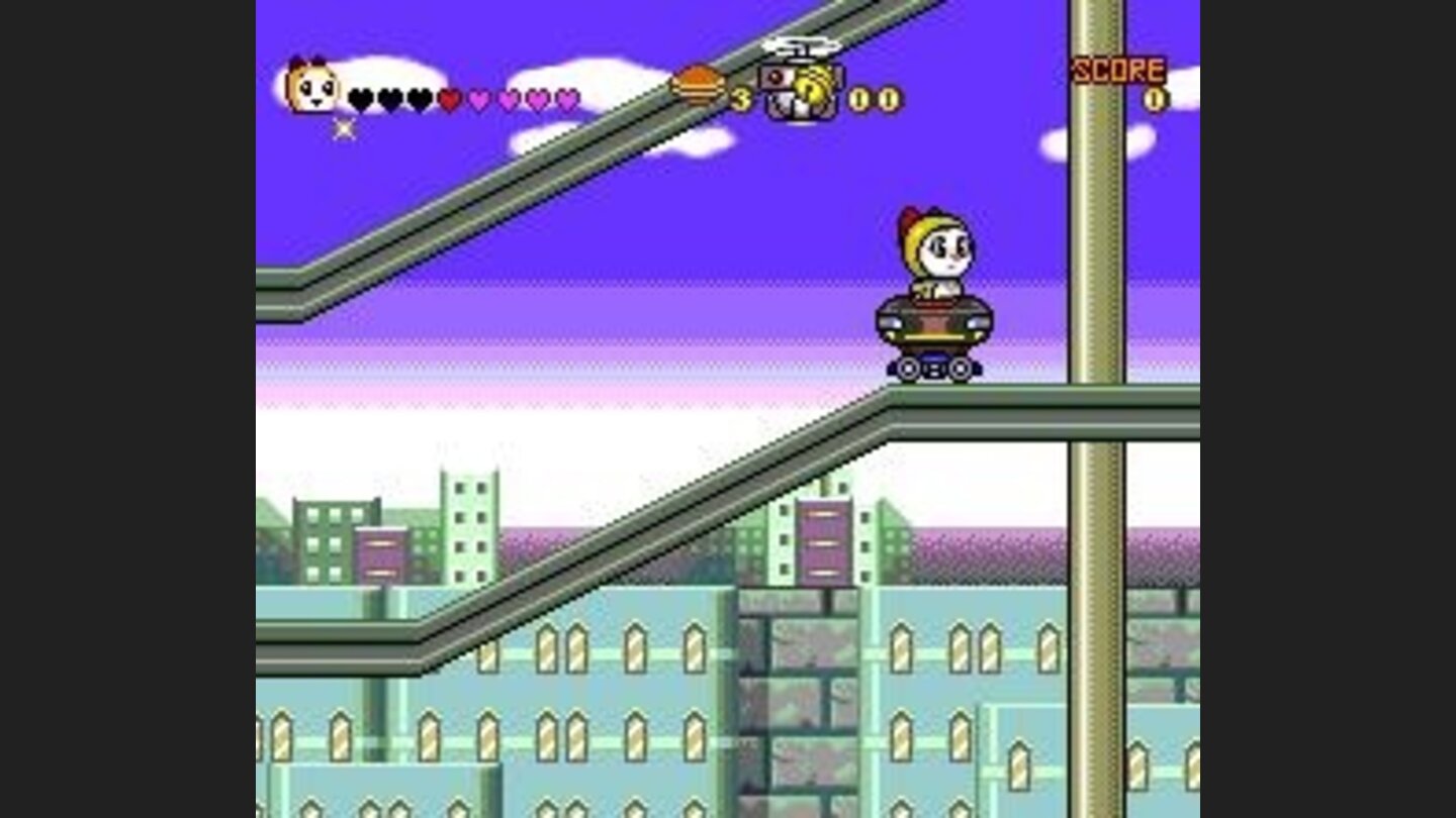 Another cart level, this time inside the Moon Kingdom