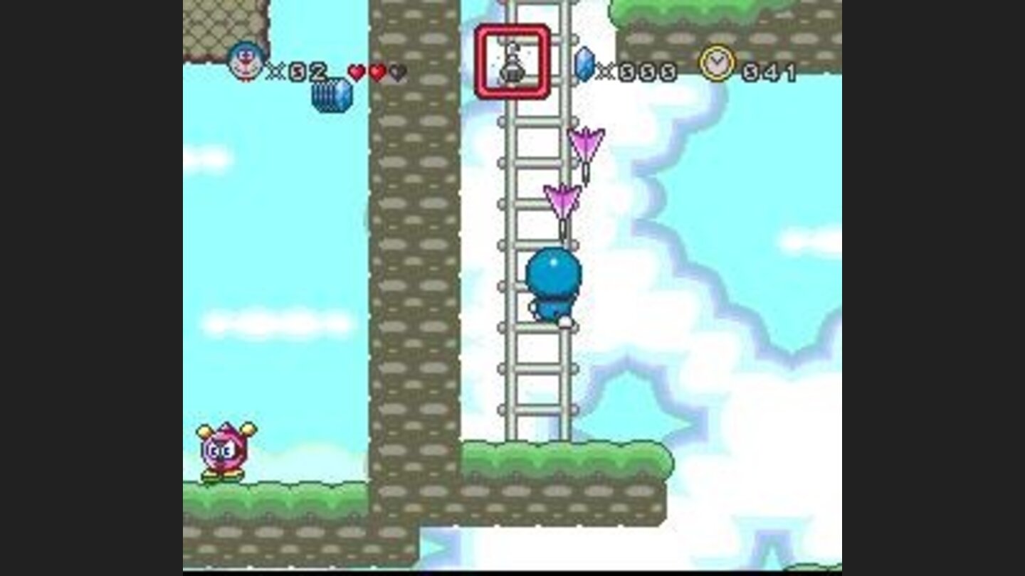 Climbing down