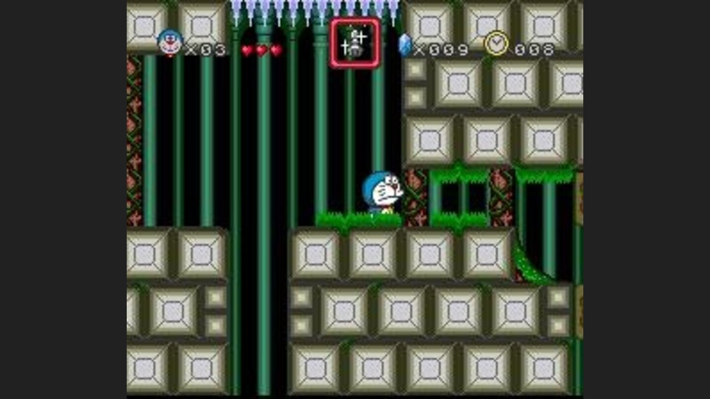 A complex platform level with all kinds of dangerous bloacks and spikes