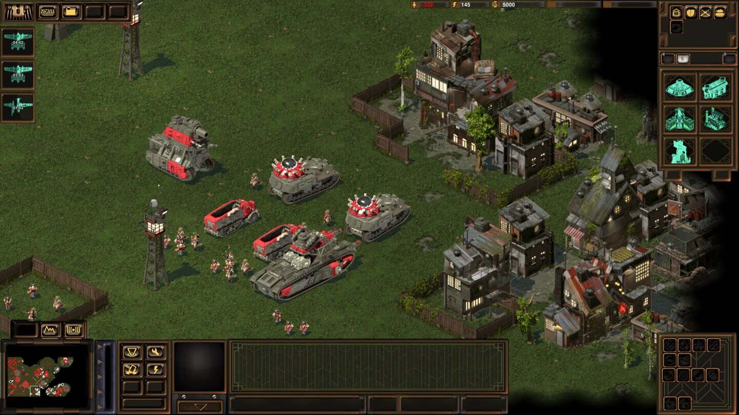 D.O.R.F. RTS - Screenshots zur Echtzeitstrategie der Marke C&C