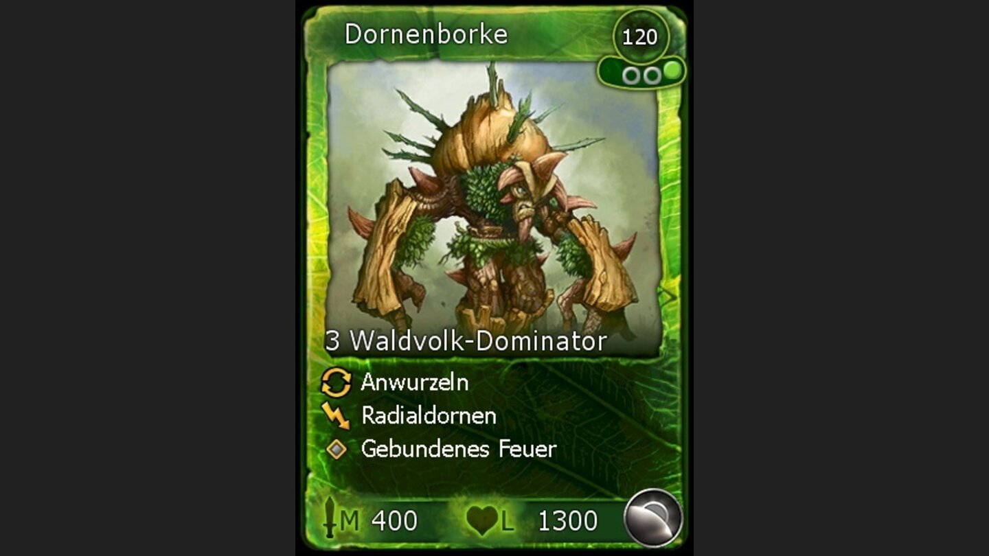 Battleforge - Natur-Deck: Dornenborke