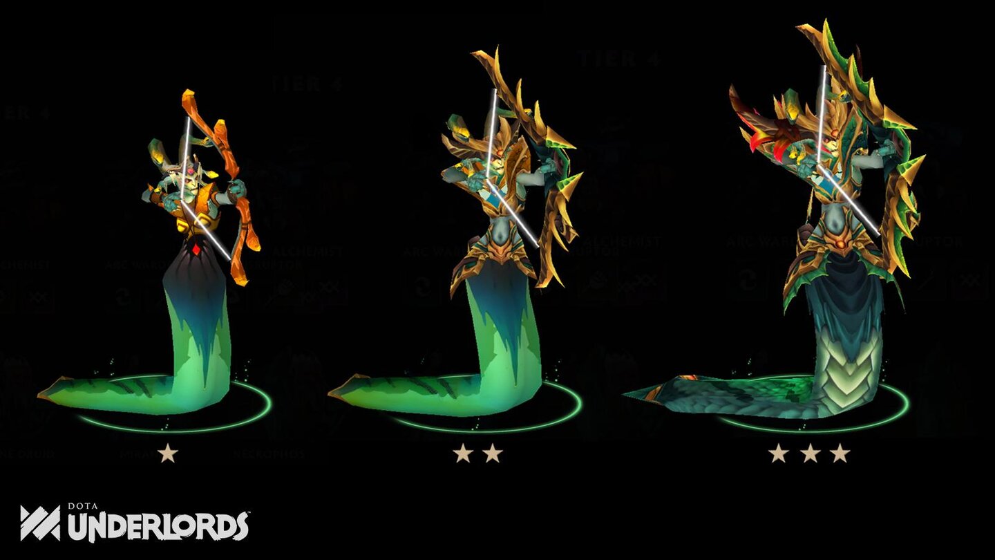 Dota Underlords - Bilder der Einheiten