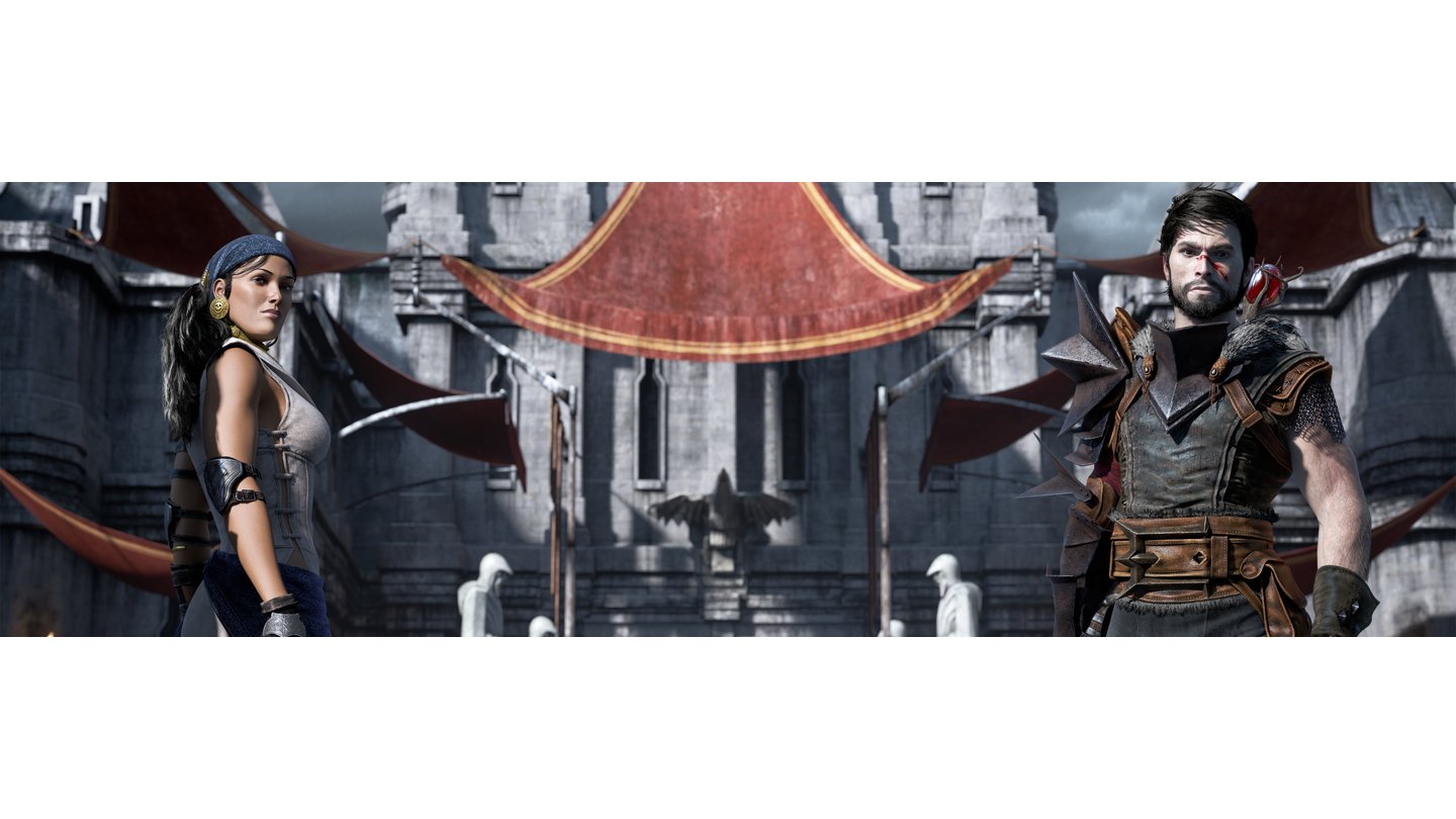 » Dualscreen-Wallpaper zu Dragon Age 2 herunterladen