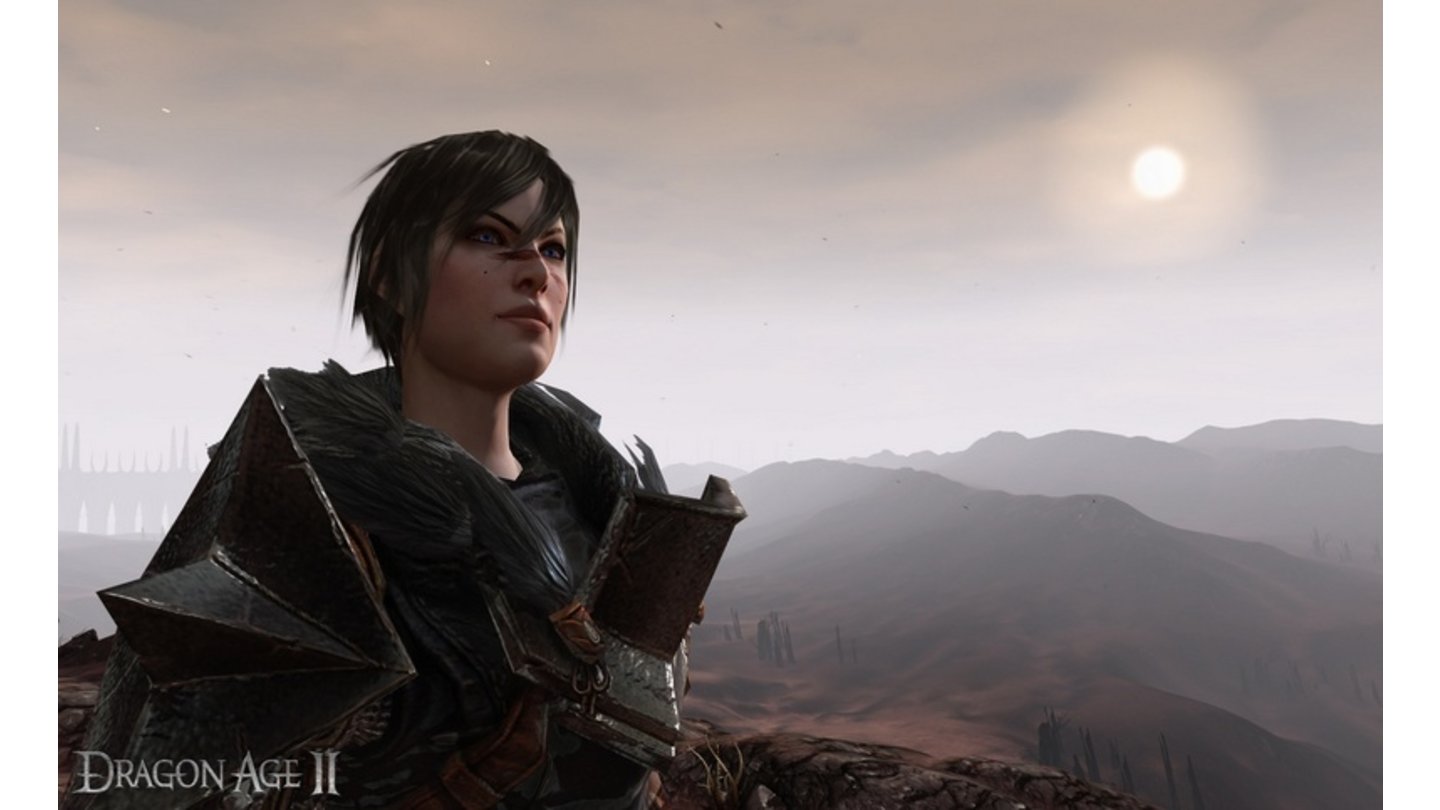 Dragon Age 2So kann die weibliche Fassung des neuen Protagonisten Hawke aussehen.