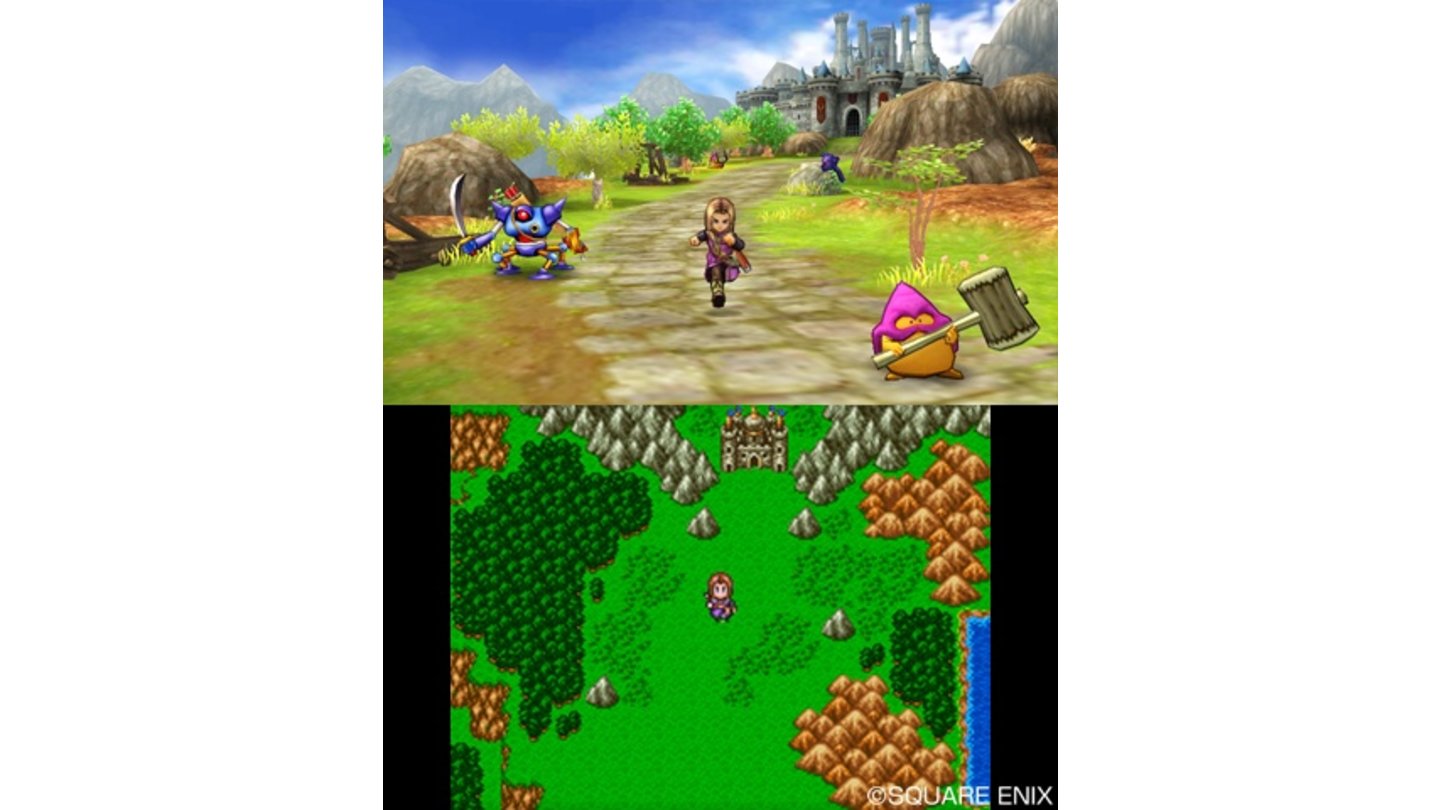 Dragon Quest 11 - Screenshots der 3DS-Version