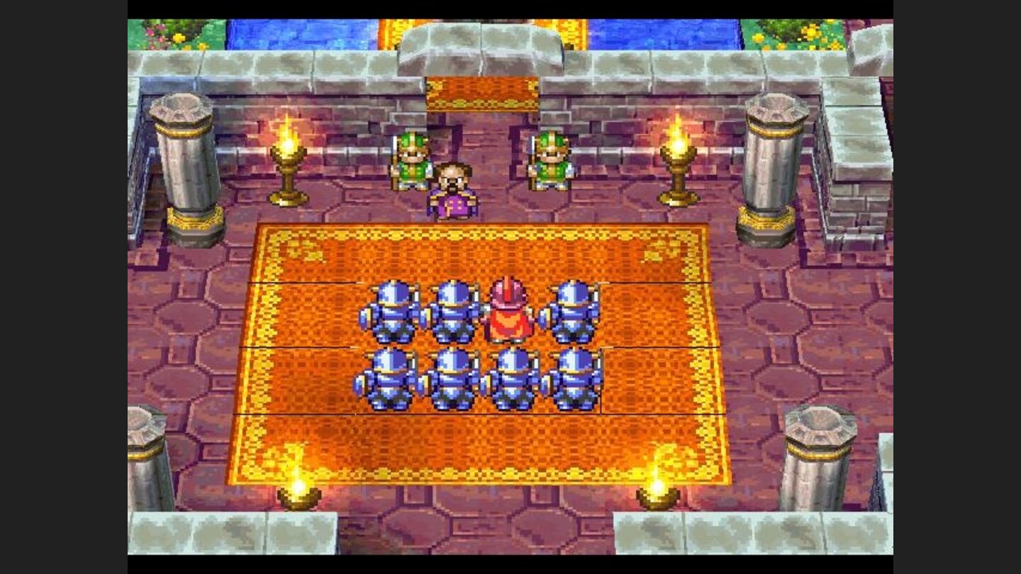 The king explains the situation to Ryan and other soldiers