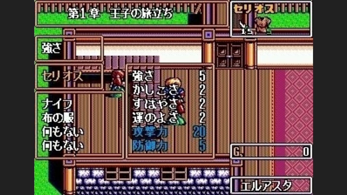 Character information