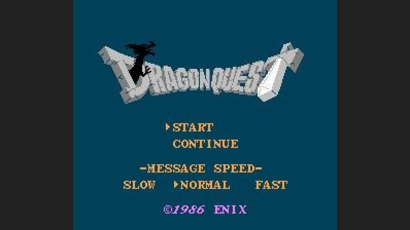 Original Japanese title screen