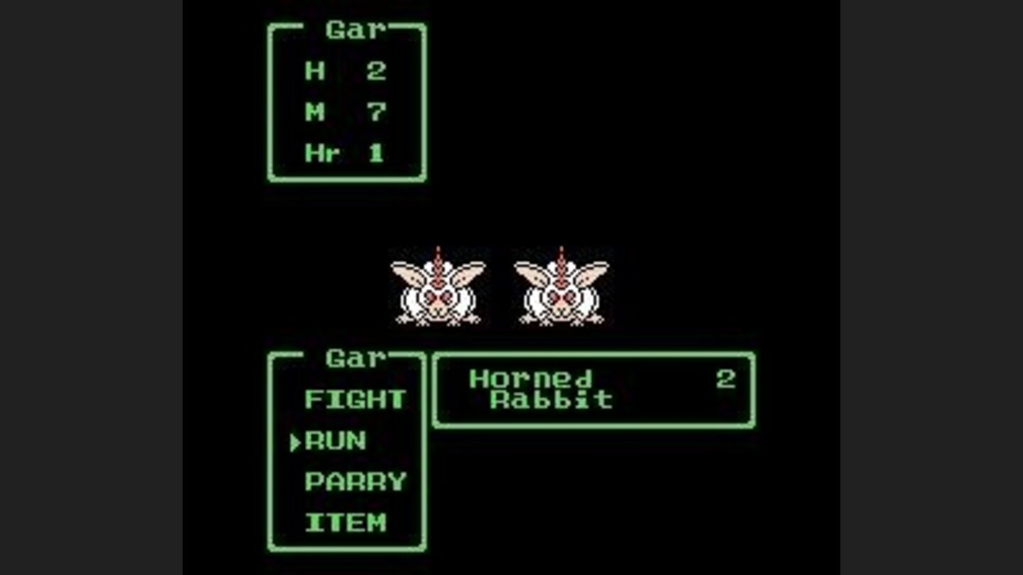 The green color means your character is low on HP