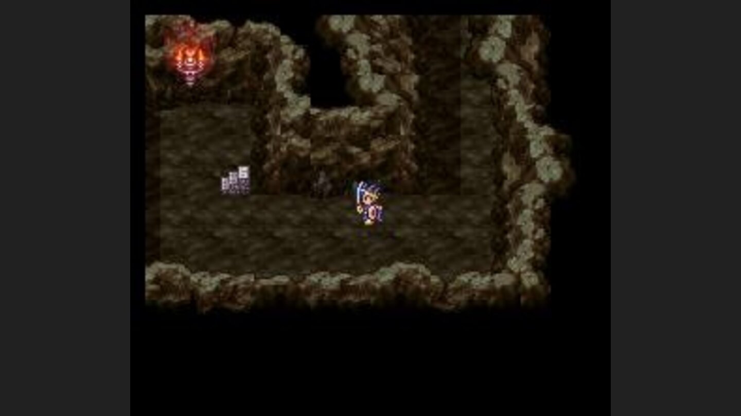 In a cave