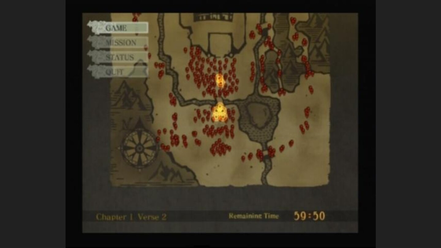 A view at the map, each of these red marks is not a single enemy soldier, but a small squad of them
