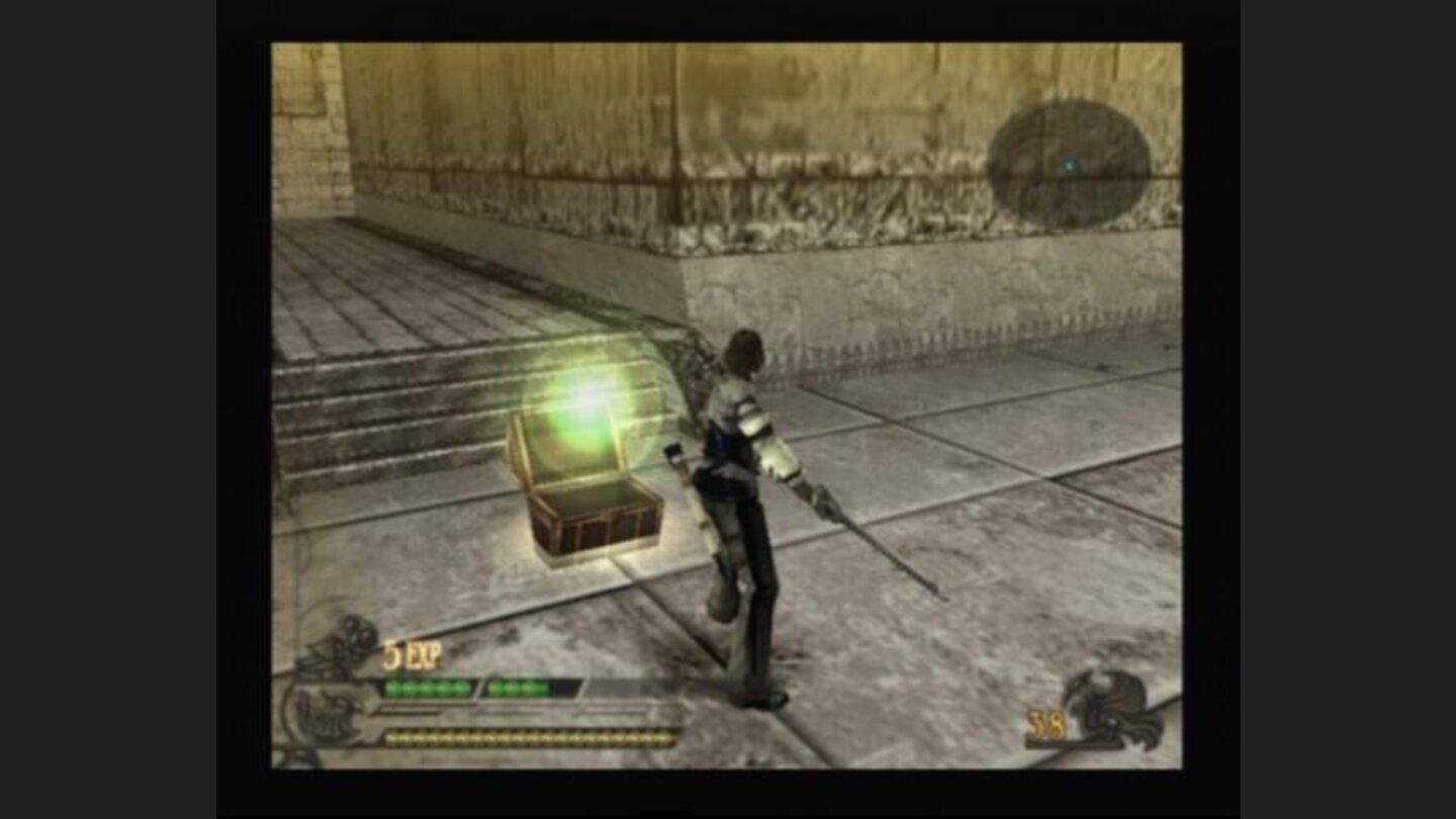 After defeating some bosses, chests with health-restoring orbs will appear (alternate way to get such orbs is to score 14-15 combo strikes)