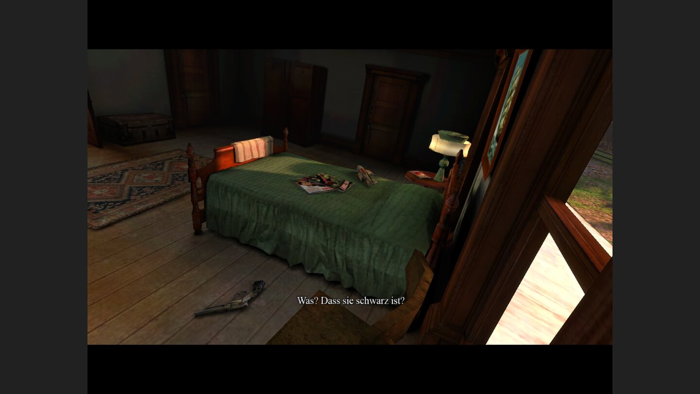 Dream RevenantNicht nur die Waffe am Boden zeigt, dass in Carsons Elternhaus besorgniserregende Zustände herrschten.