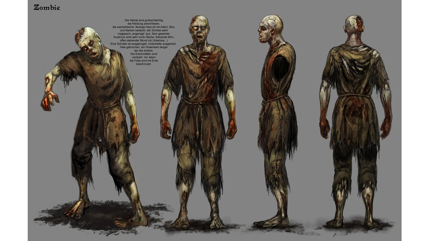 DSA: Demonicon - Entwicklertagebuch: Ein Zombie