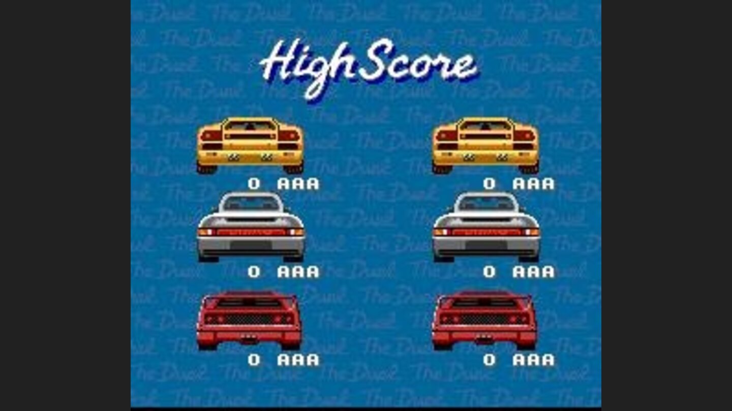High Score tables