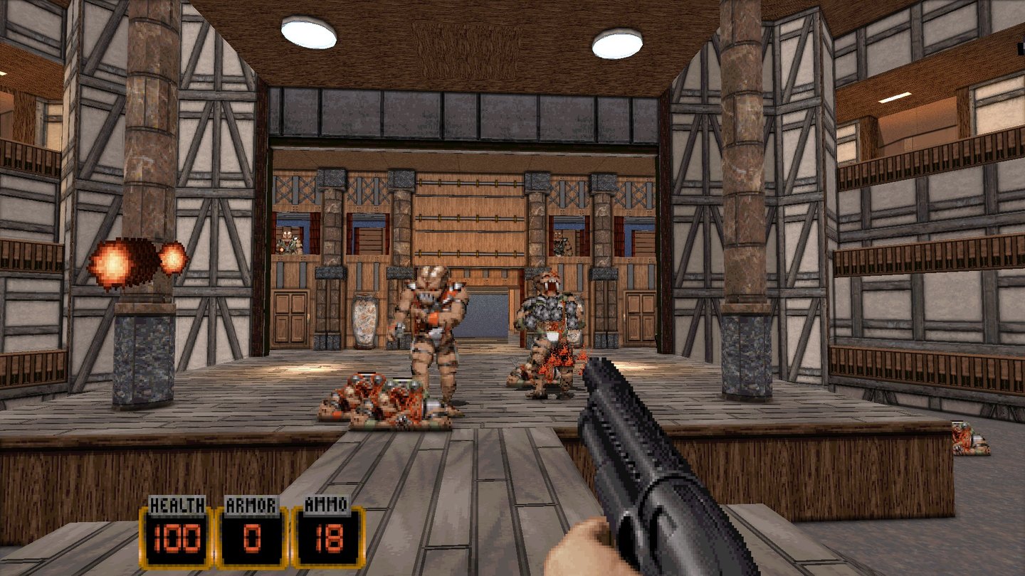 Duke Nukem 3D World Tour - Screenshots der Bonus-Kampange »Alien World Order« - Level: Bloody Hell
