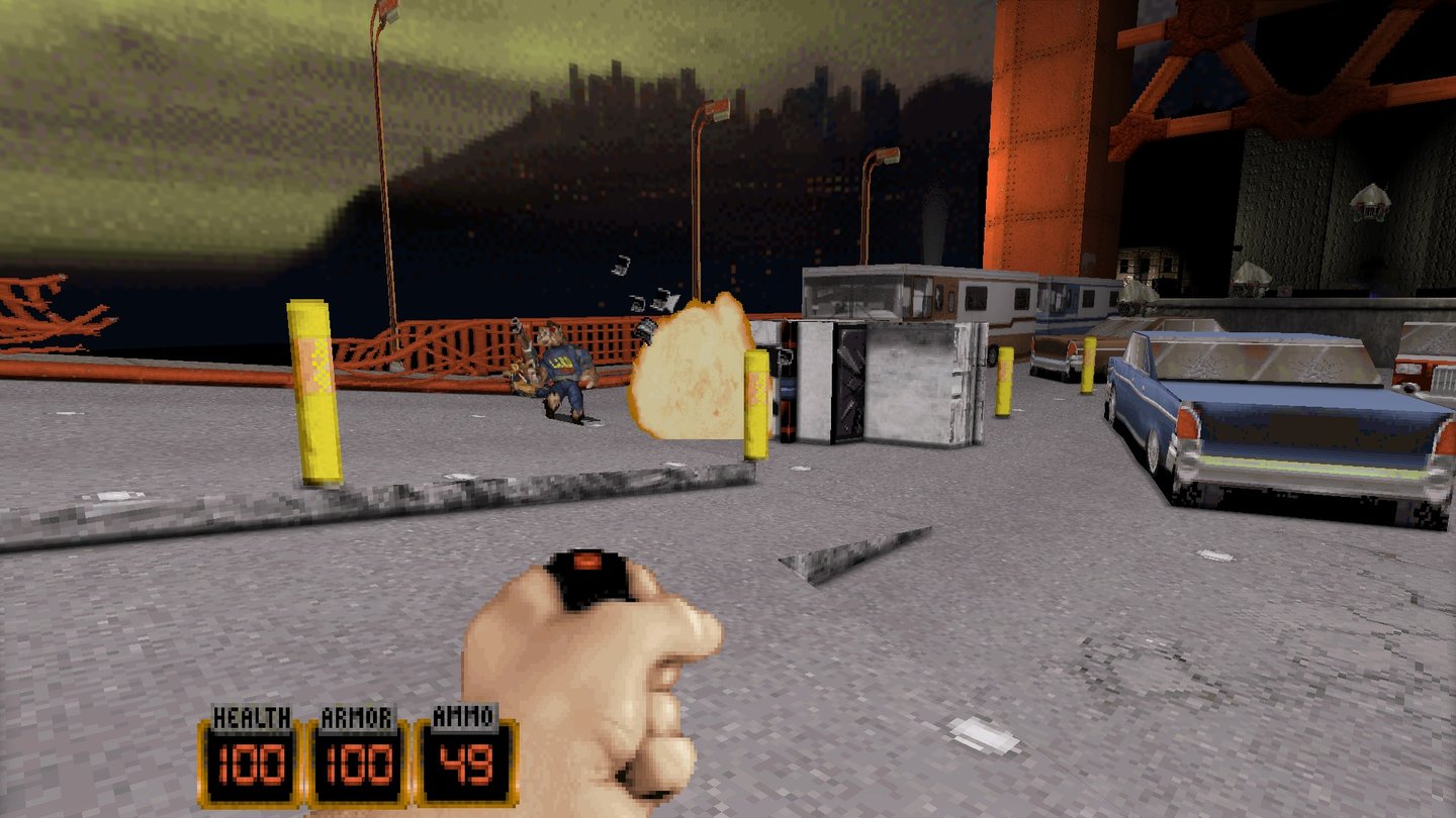 Duke Nukem 3D World Tour - Screenshots der Bonus-Kampange »Alien World Order« - Level: Golden Carnage