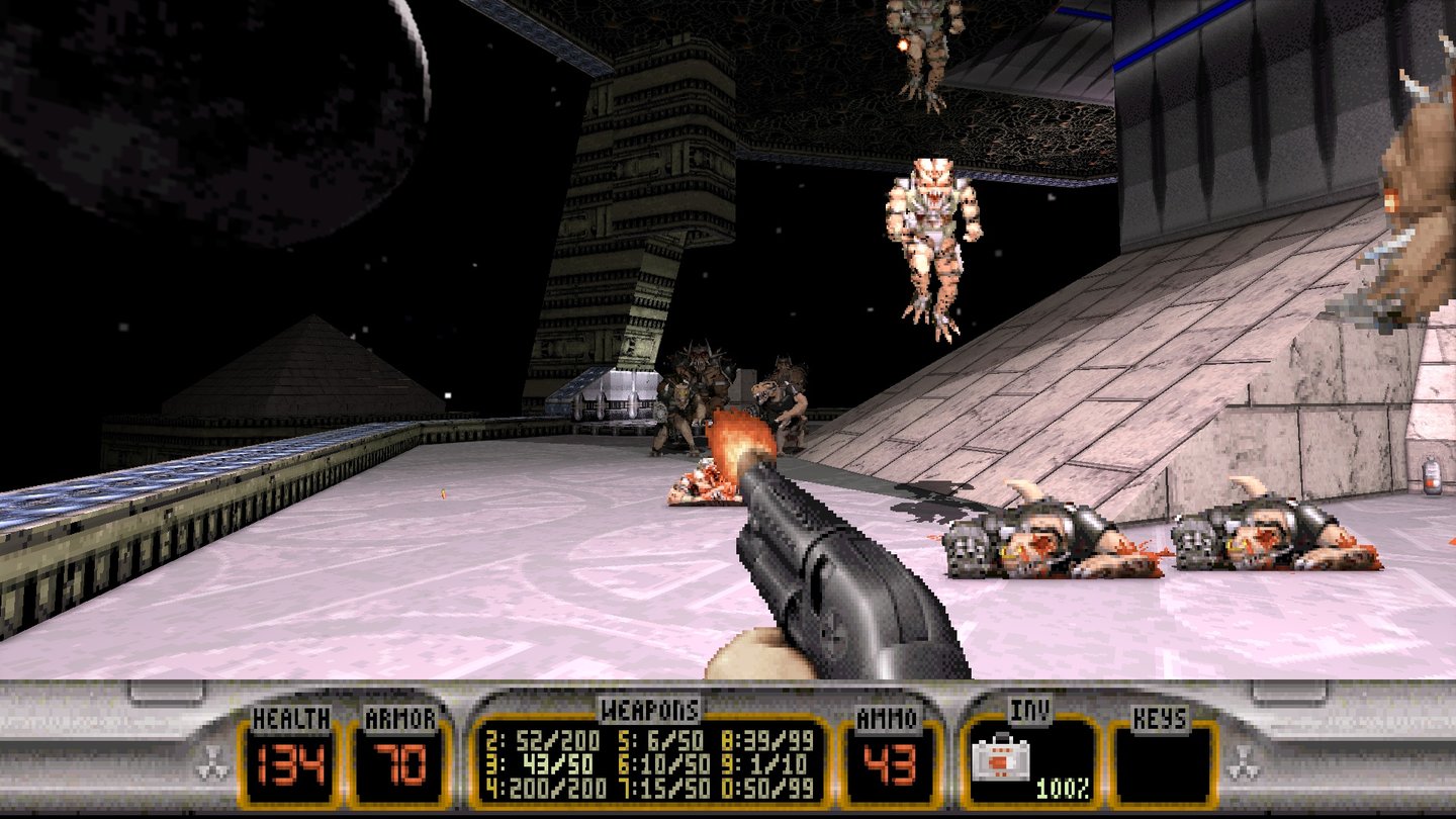 Duke Nukem 3D World Tour - Screenshots der Bonus-Kampange »Alien World Order« - Level: Mirage Barrage