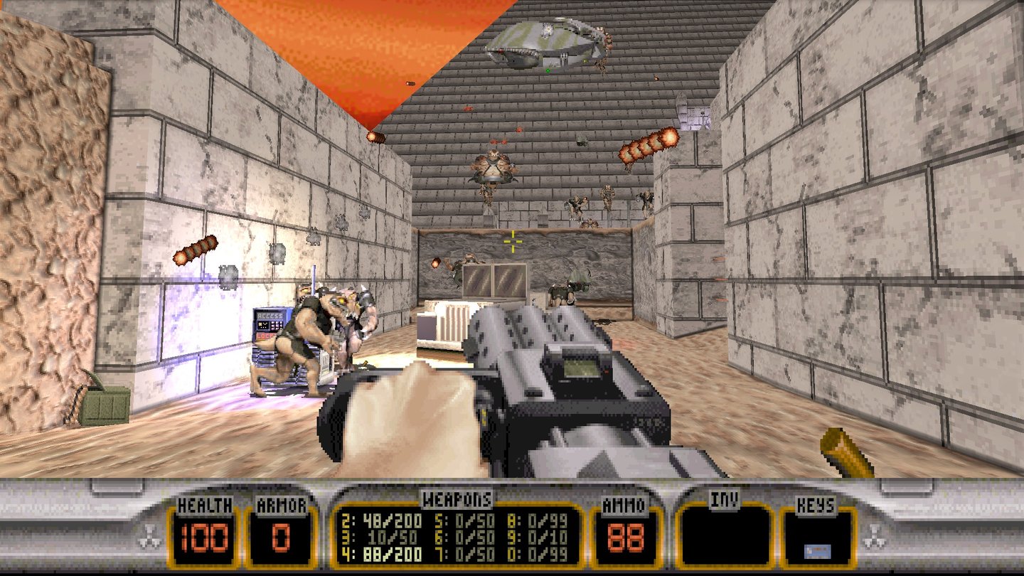 Duke Nukem 3D World Tour - Screenshots der Bonus-Kampange »Alien World Order« - Level: Mirage Barrage