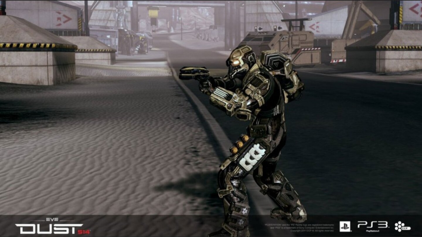 Dust 514Im Lauf des Spiels steigern wir unsere Skills nach und nach - wer alle Fähigkeiten lernen will, braucht laut den Entwicklern sieben Jahre.