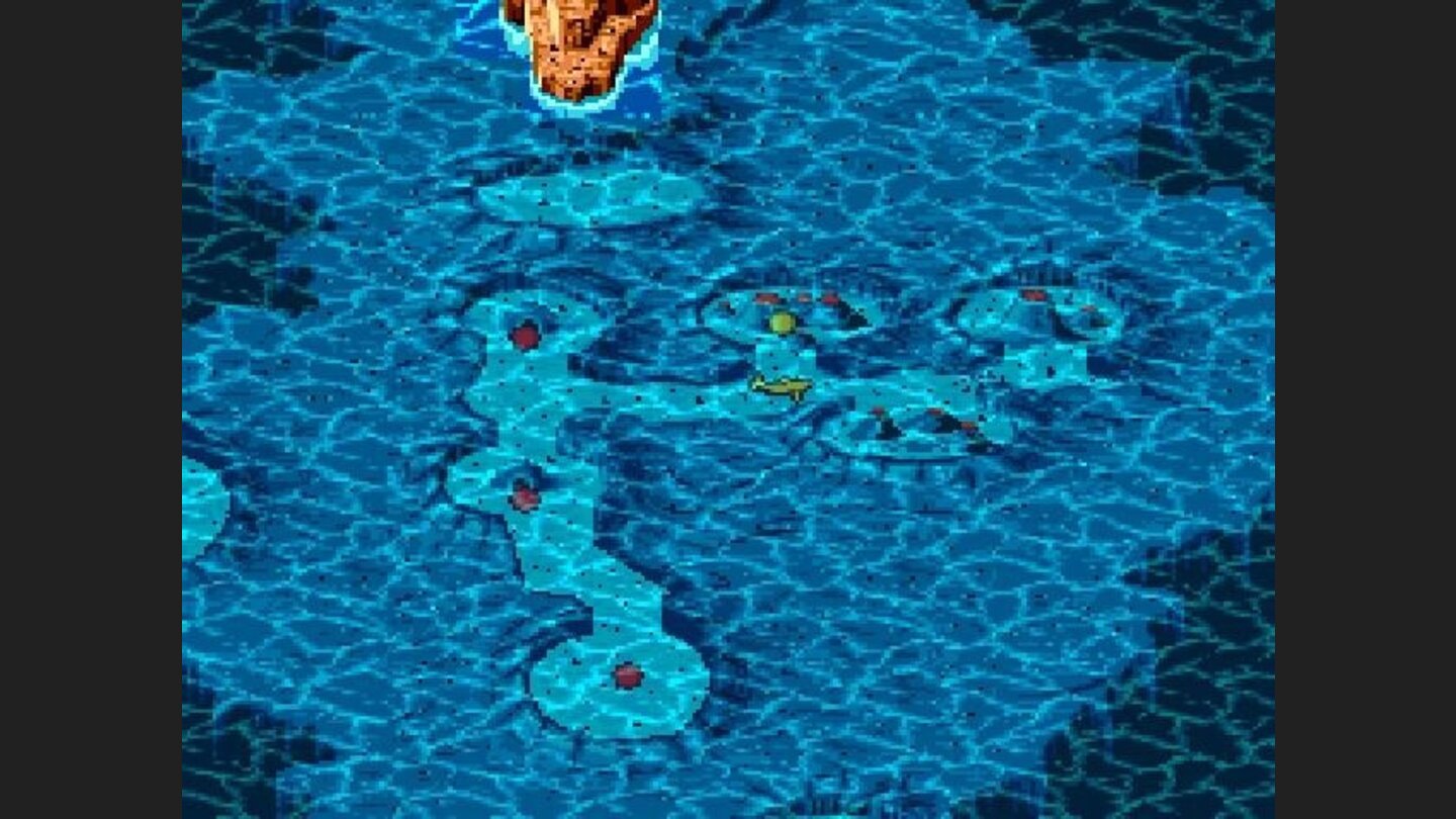Moving through the first area from level to level