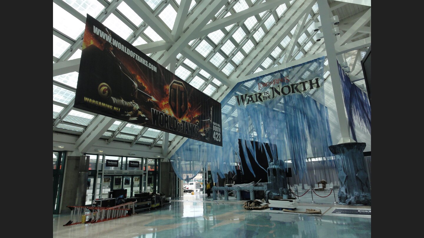 E3 2011 - Impressionen vor der Eröffnung der Messe