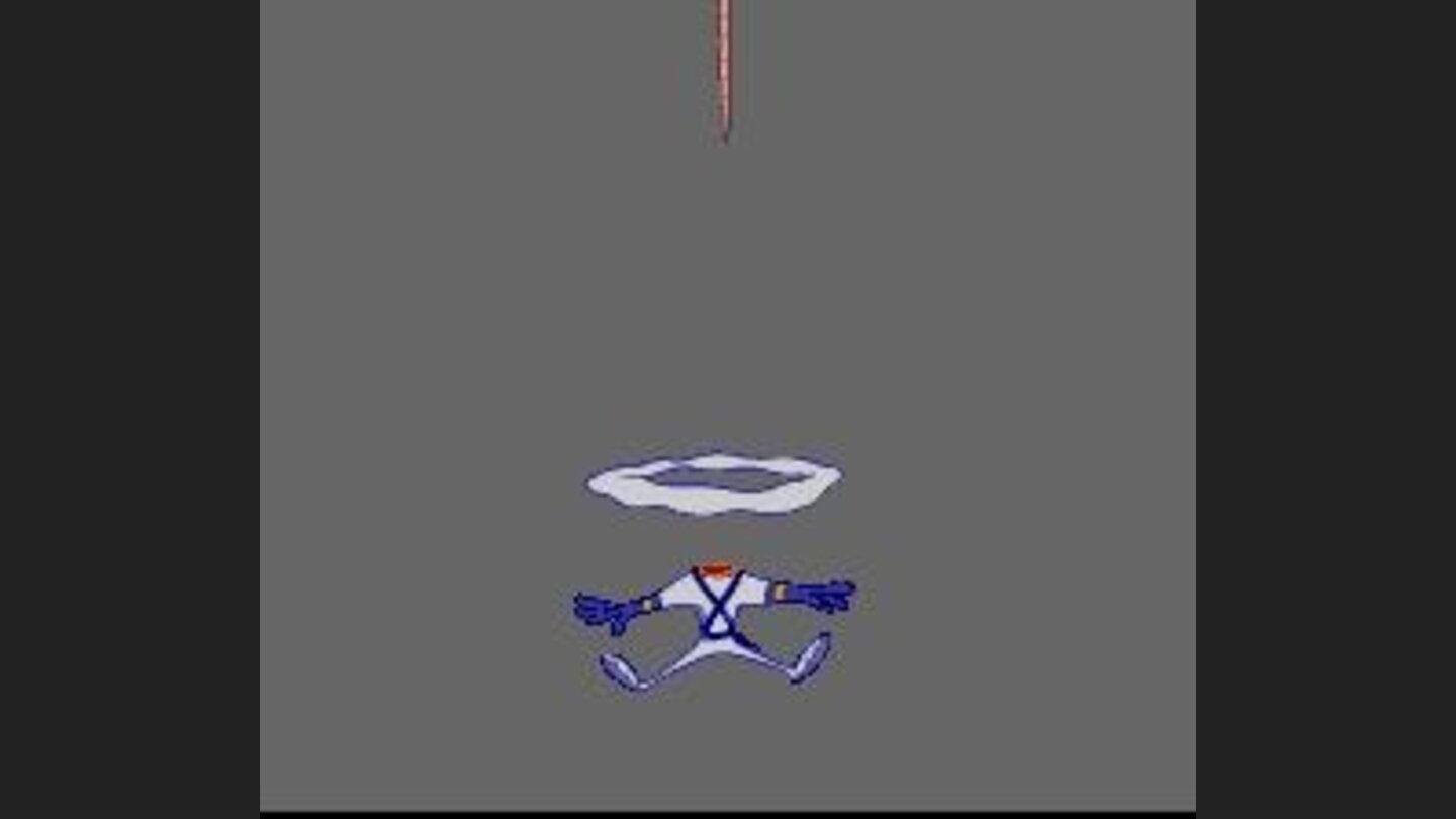 Gruesome death screen...
