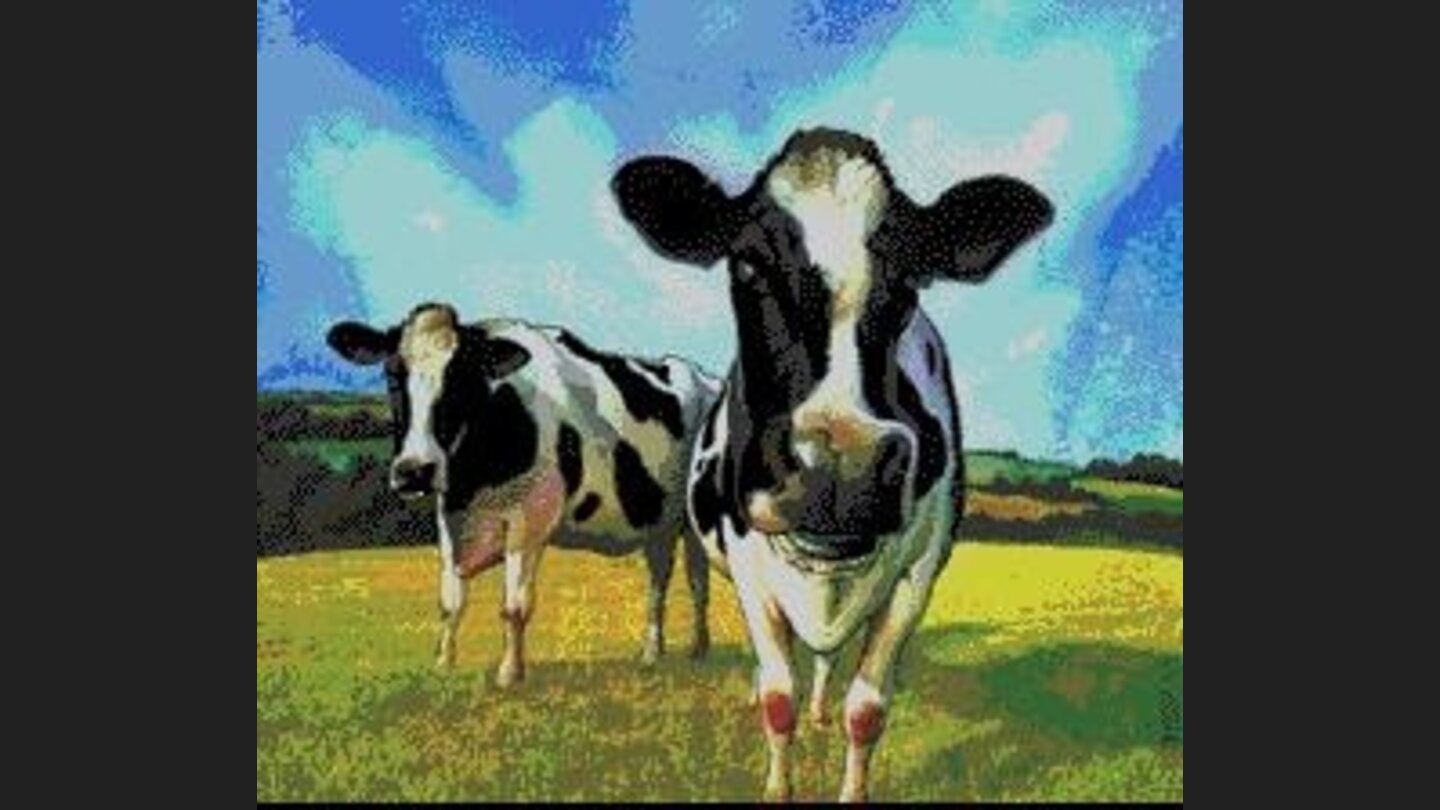 Level completed. You see two cows. And what did you expect?