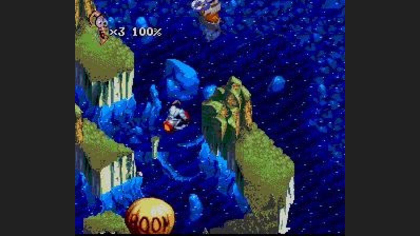 Wow, a scrolling shooter level!